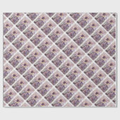 CADEAU PAPIER D'ENVELOPPEMENT DE LA FLEURS DE DAHLIA (Plat)