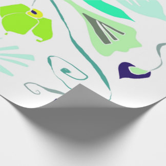 Cadeau Papier d'enveloppement de la flore aquatique