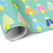 Cadeau Papier d'enveloppement de la foudre (Coin rond)