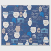 Cadeau Papier d'enveloppement de la Grèce antique (Plat)
