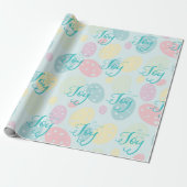 Cadeau Papier d'enveloppement de la joie de Pâques (Déroulé)