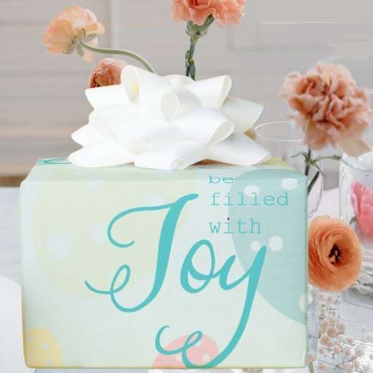 Cadeau Papier d'enveloppement de la joie de Pâques