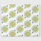 Cadeau Papier d'enveloppement de la Saint-Patrick (Plat)