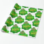 Cadeau Papier d'enveloppement de la Saint-Patrick (Déroulé)