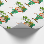 Cadeau Papier d'enveloppement de la Saint-Patrick (Coin)