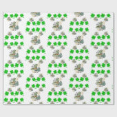 Cadeau Papier d'enveloppement de la Saint-Patrick (Plat)