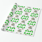 Cadeau Papier d'enveloppement de la Saint-Patrick (Déroulé)