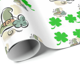 Cadeau Papier d'enveloppement de la Saint-Patrick