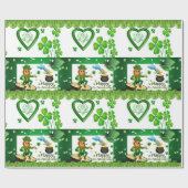 Cadeau Papier d'enveloppement de la Saint-Patrick (Plat)