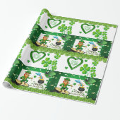 Cadeau Papier d'enveloppement de la Saint-Patrick (Déroulé)