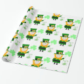 Cadeau Papier d'enveloppement de la Saint-Patrick (Déroulé)