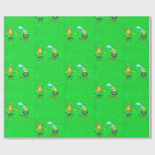 Cadeau Papier d'enveloppement de la Saint-Patrick (Plat)