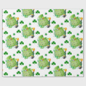 Cadeau Papier d'enveloppement de la Saint-Patrick (Plat)
