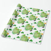 Cadeau Papier d'enveloppement de la Saint-Patrick (Déroulé)