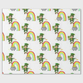 Cadeau Papier d'enveloppement de la Saint-Patrick (Plat)