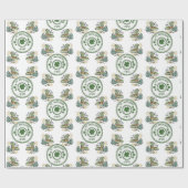 Cadeau Papier d'enveloppement de la Saint-Patrick (Plat)