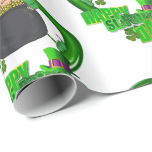Cadeau Papier d'enveloppement de la Saint-Patrick