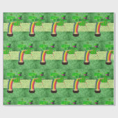 Cadeau Papier d'enveloppement de la Saint-Patrick (Plat)
