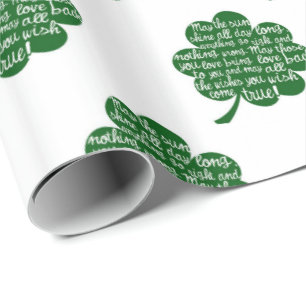 Cadeau Papier d'enveloppement de la Saint-Patrick