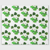 Cadeau Papier d'enveloppement de la Saint-Patrick (Plat)