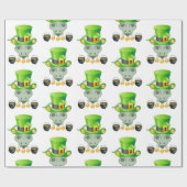 Cadeau Papier d'enveloppement de la Saint-Patrick (Plat)