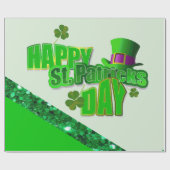 Cadeau Papier d'enveloppement de la Saint-Patrick (Plat)