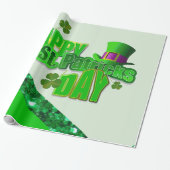 Cadeau Papier d'enveloppement de la Saint-Patrick (Déroulé)