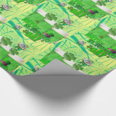 Cadeau Papier d'enveloppement de la Saint-Patrick (Coin)