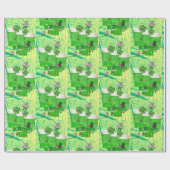 Cadeau Papier d'enveloppement de la Saint-Patrick (Plat)