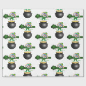 Cadeau Papier d'enveloppement de la Saint-Patrick (Plat)