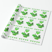 Cadeau Papier d'enveloppement de la Saint-Patrick (Déroulé)
