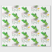 Cadeau Papier d'enveloppement de la Saint-Patrick (Plat)
