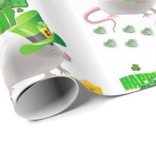 Cadeau Papier d'enveloppement de la Saint-Patrick