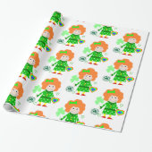 Cadeau Papier d'enveloppement de la Saint-Patrick (Déroulé)