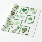 Cadeau Papier d'enveloppement de la Saint-Patrick (Déroulé)