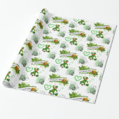 Cadeau Papier d'enveloppement de la Saint-Patrick (Déroulé)
