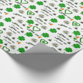 Cadeau Papier d'enveloppement de la Saint-Patrick (Coin)
