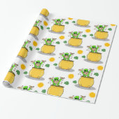 Cadeau Papier d'enveloppement de la Saint-Patrick (Déroulé)