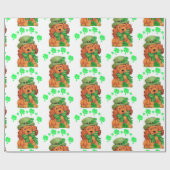 Cadeau Papier d'enveloppement de la Saint-Patrick (Plat)