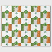 Cadeau Papier d'enveloppement de la Saint-Patrick (Plat)