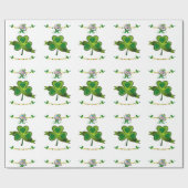 Cadeau Papier d'enveloppement de la Saint-Patrick (Plat)