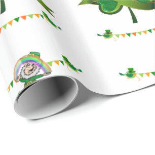 Cadeau Papier d'enveloppement de la Saint-Patrick