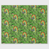 Cadeau Papier d'enveloppement de la Saint-Patrick (Plat)