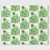 Cadeau Papier d'enveloppement de la Saint-Patrick (Plat)