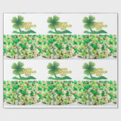 Cadeau Papier d'enveloppement de la Saint-Patrick (Plat)