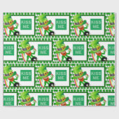 Cadeau Papier d'enveloppement de la Saint-Patrick (Plat)