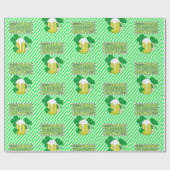 Cadeau Papier d'enveloppement de la Saint-Patrick (Plat)