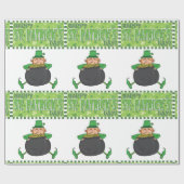 Cadeau Papier d'enveloppement de la Saint-Patrick (Plat)