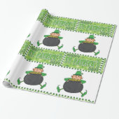 Cadeau Papier d'enveloppement de la Saint-Patrick (Déroulé)