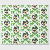 Cadeau Papier d'enveloppement de la Saint-Patrick (Plat)